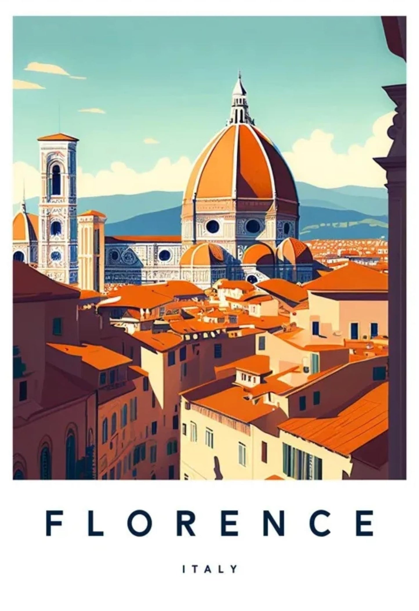 Florence Cityscape | Italian Urban Art