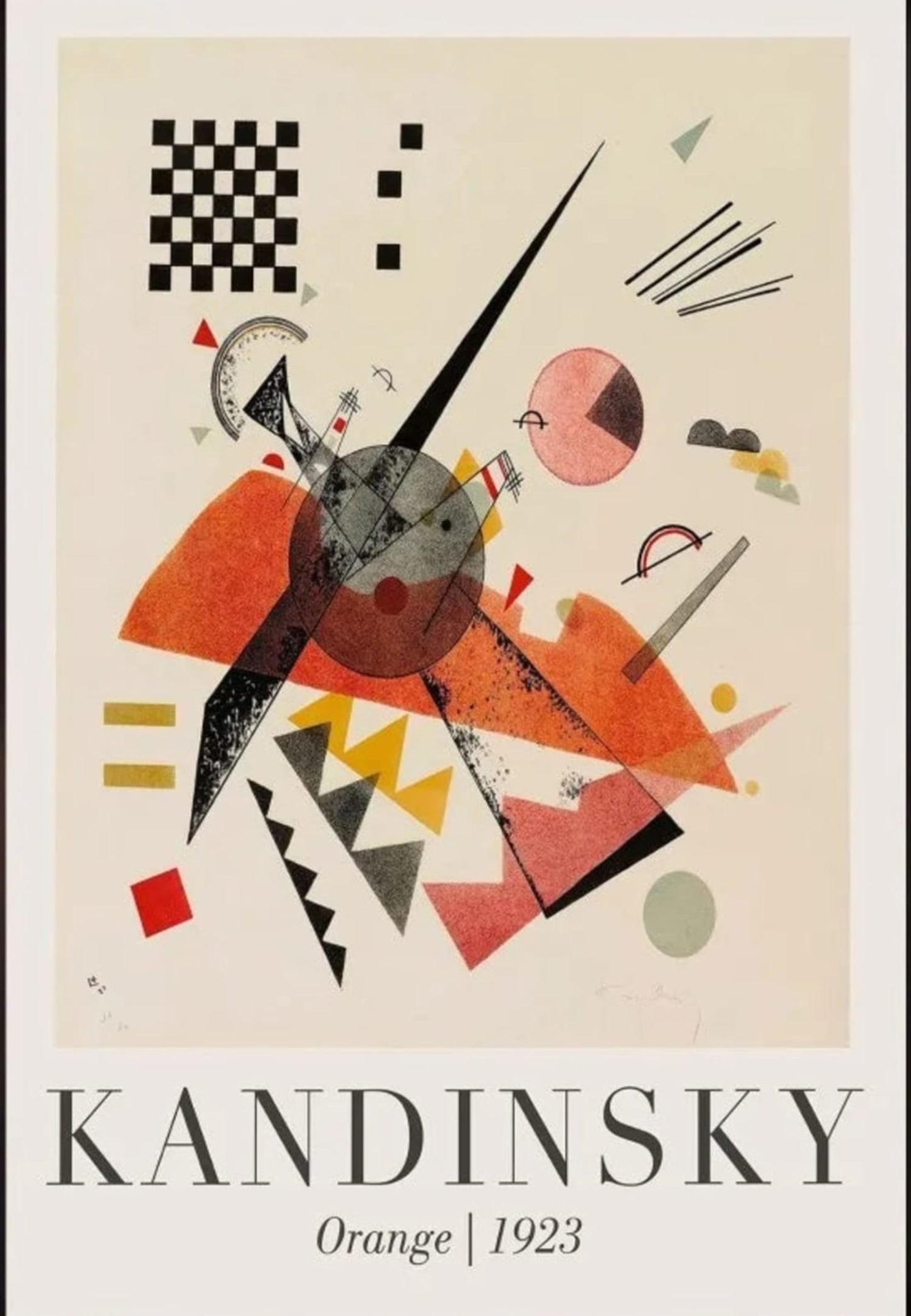 Wassily Kandinsky | Orange | 1923 Modern Art