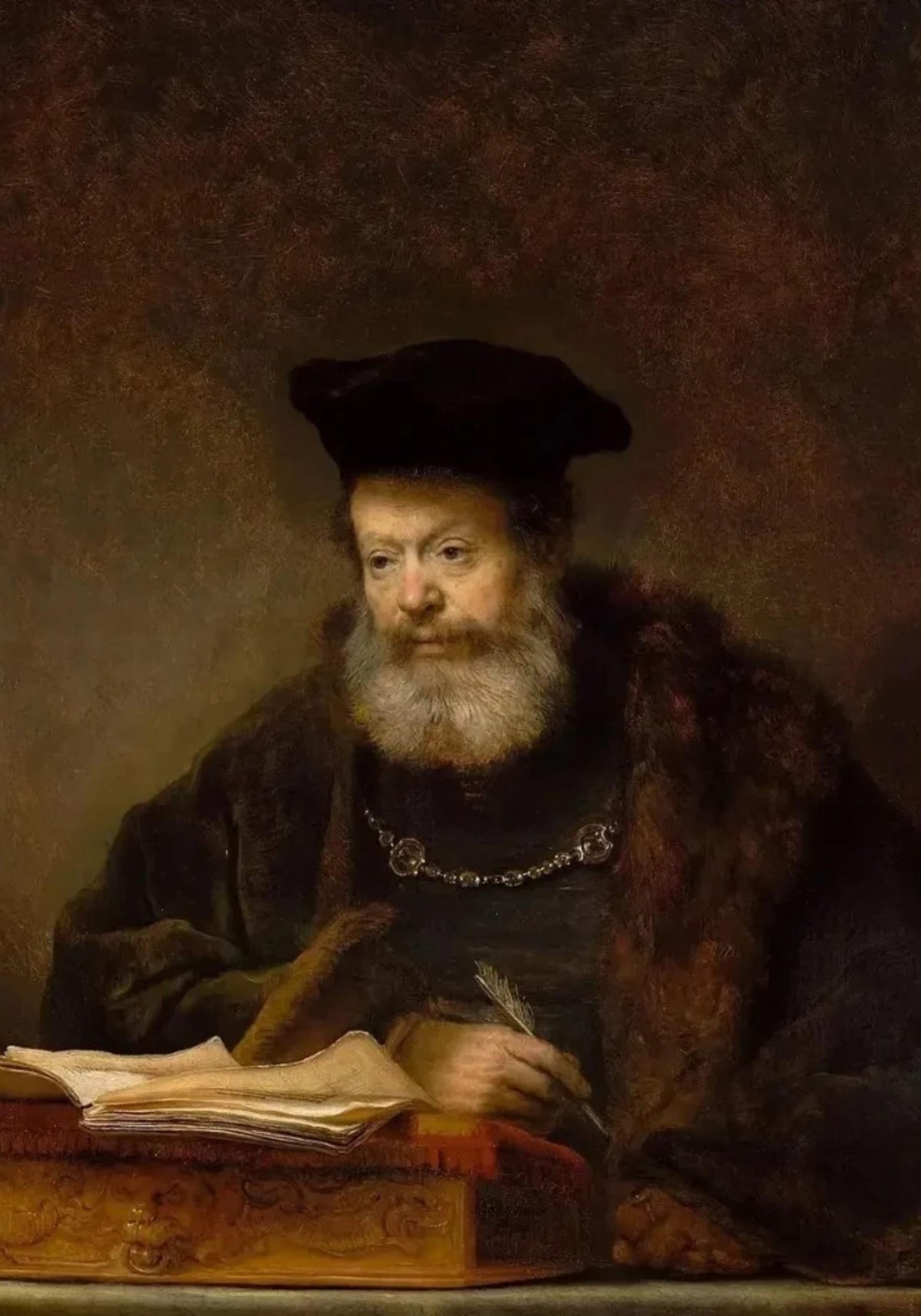 THE SCHOLAR AT THE LECTERN