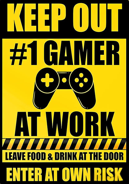 KEEP OUT | GAMER AT WORK