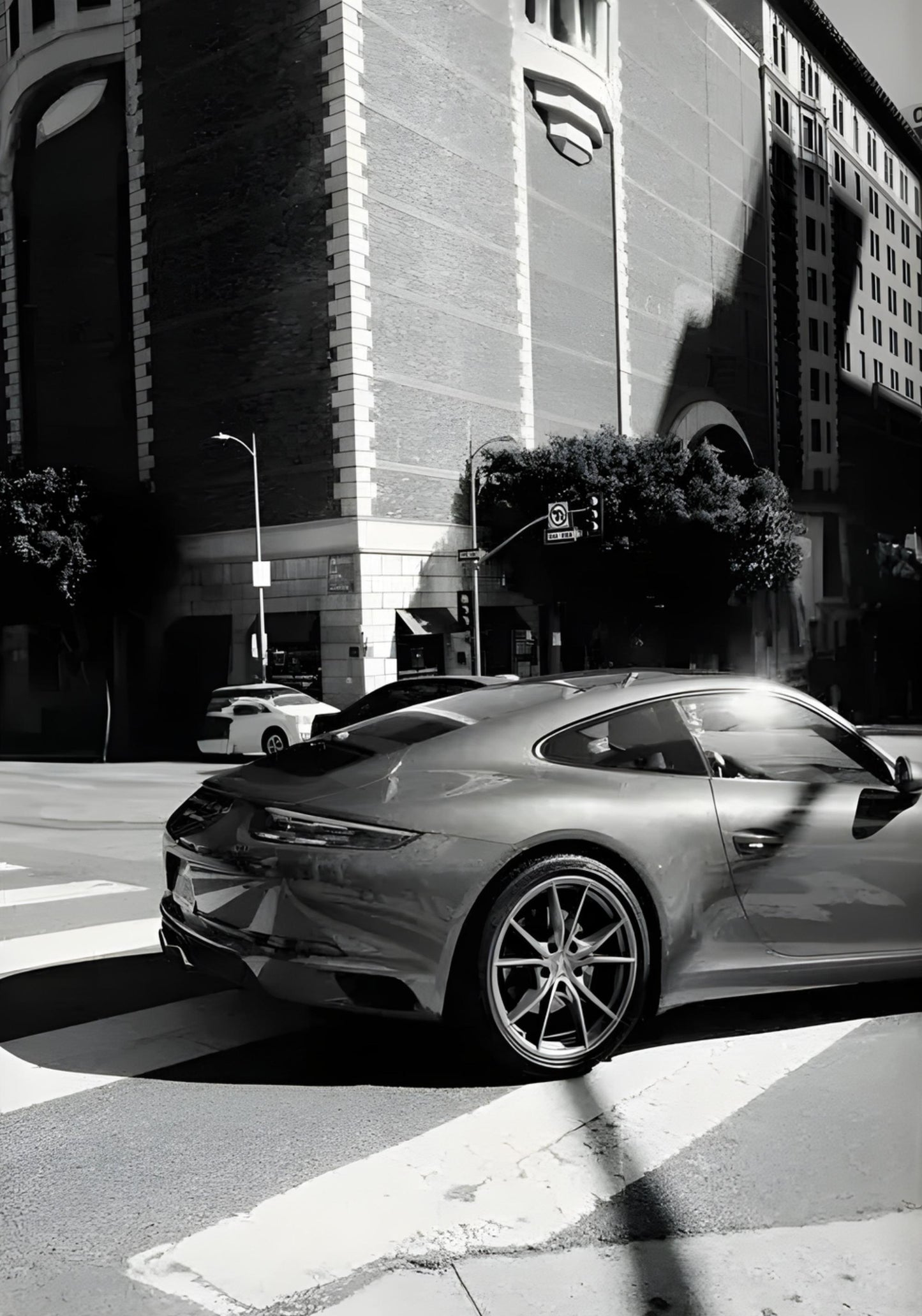 California | Porsche 992 | Silhouettes & Skylines