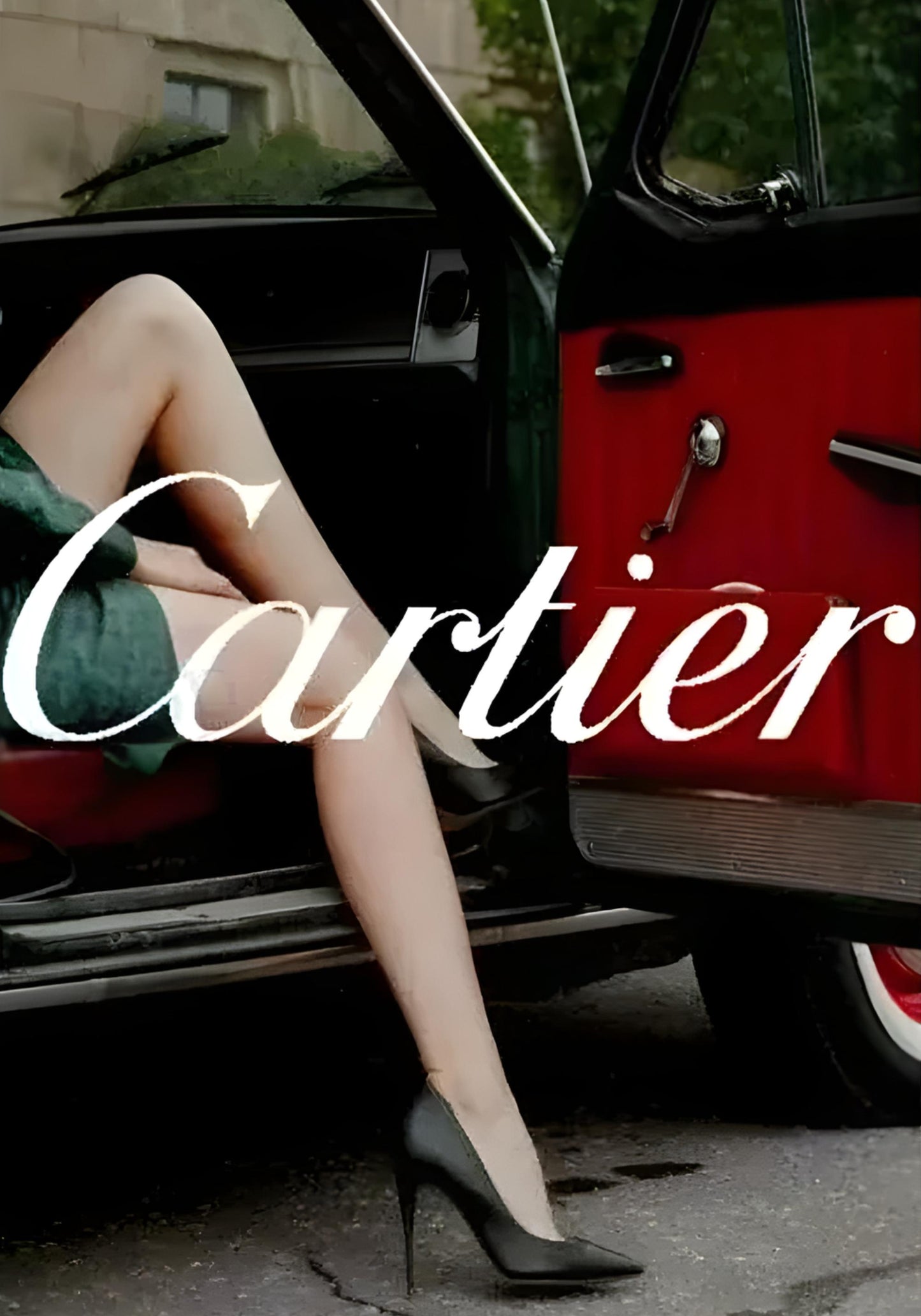 Cartier Poster | Female Mystique | Parisian Silhouettes & Skylines | Tribute to Fashion Icons & Legends Decor
