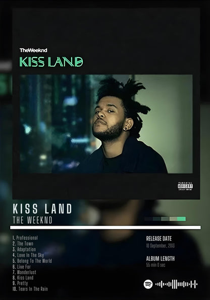Kiss Land by The Weeknd | Iconic Album Art