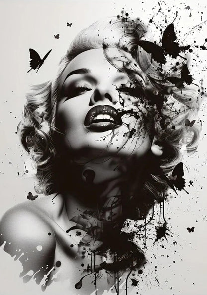 Marilyn Monroe | Vibrant Butterfly Icon
