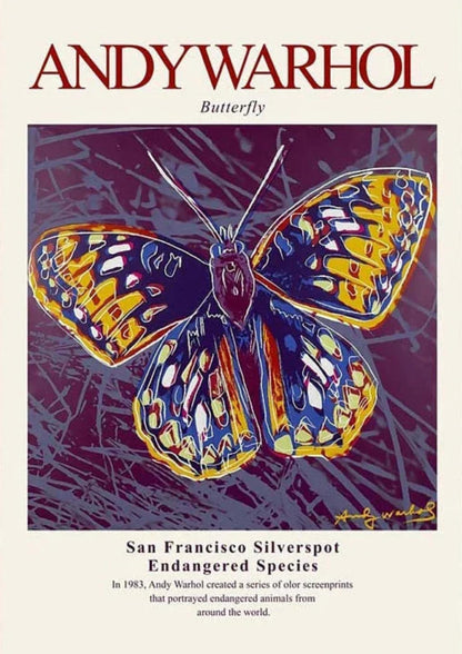 Andy Warhol | Butterfly 83 | Iconic Pop Art