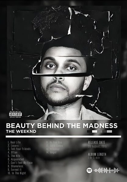 The Weeknd | Beauty Behind the Madness | Hip Hop Artwork