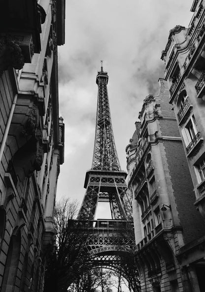 Eiffel Tower Poster | Paris Landmark Art Print | Wall Decor for Home & Garden | Iconic French Architecture