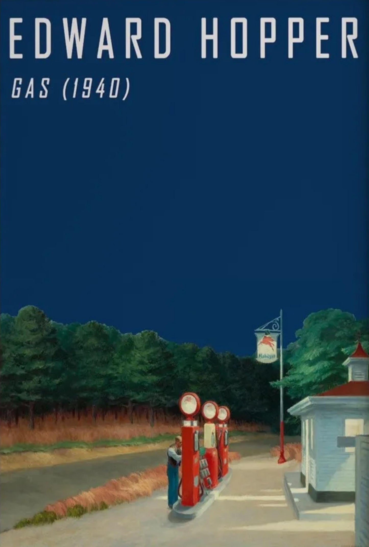 Edward Hopper | Gas Station 1940 | Vintage American Art