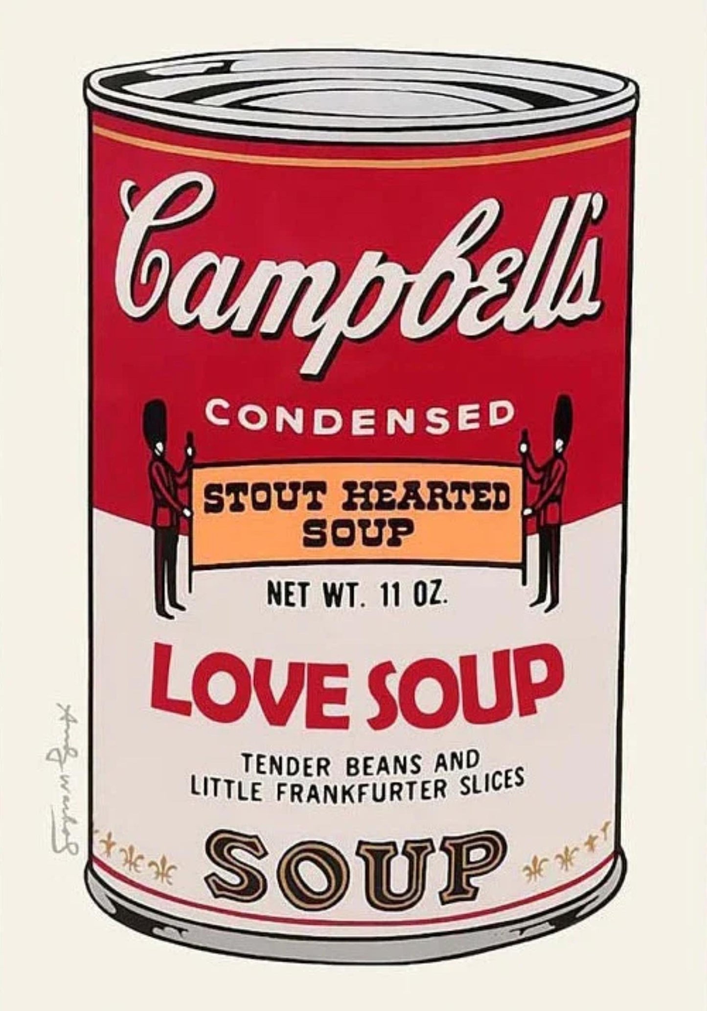 Warhol Campbell's Soup Can | Pop Art | Vintage Style