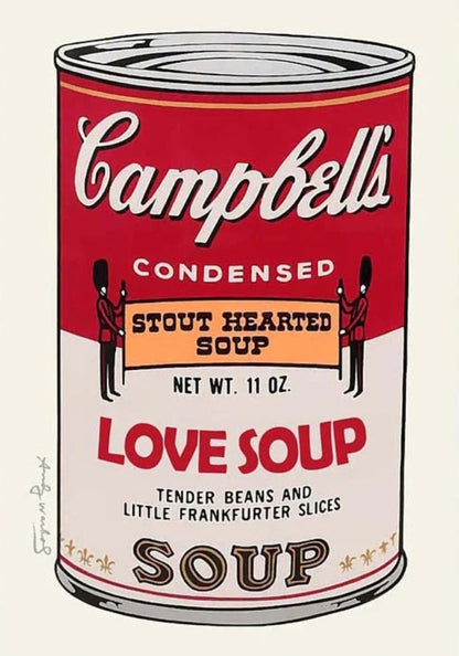 Warhol Campbell's Soup Can | Pop Art | Vintage Style