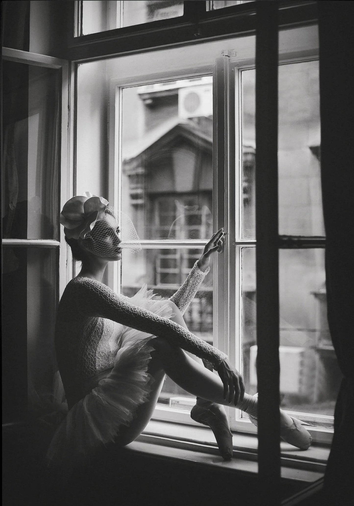 Ballet Dancer | Elegant Window Scene