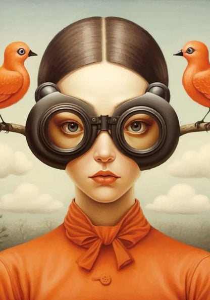Birdwatcher's Solitude | Earthy Tones | Avian Connection