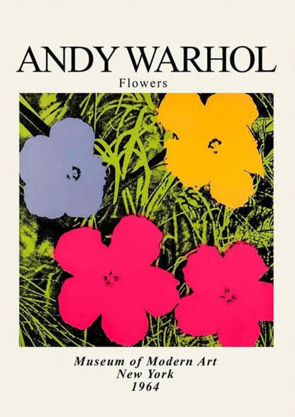 Andy Warhol | Vibrant Flowers 1964