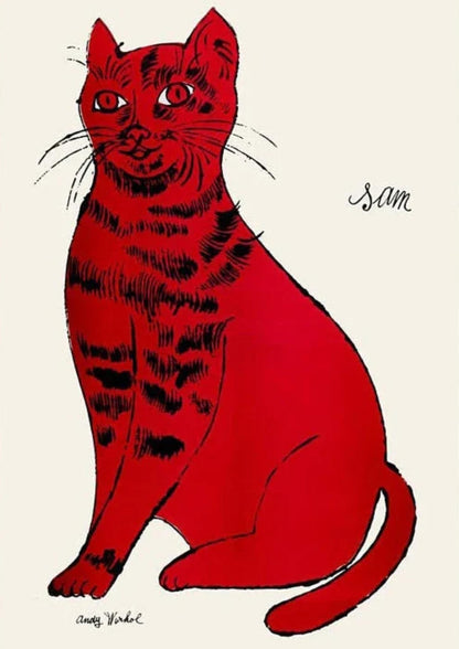 Andy Warhol | Sam the Cat | Pop Art