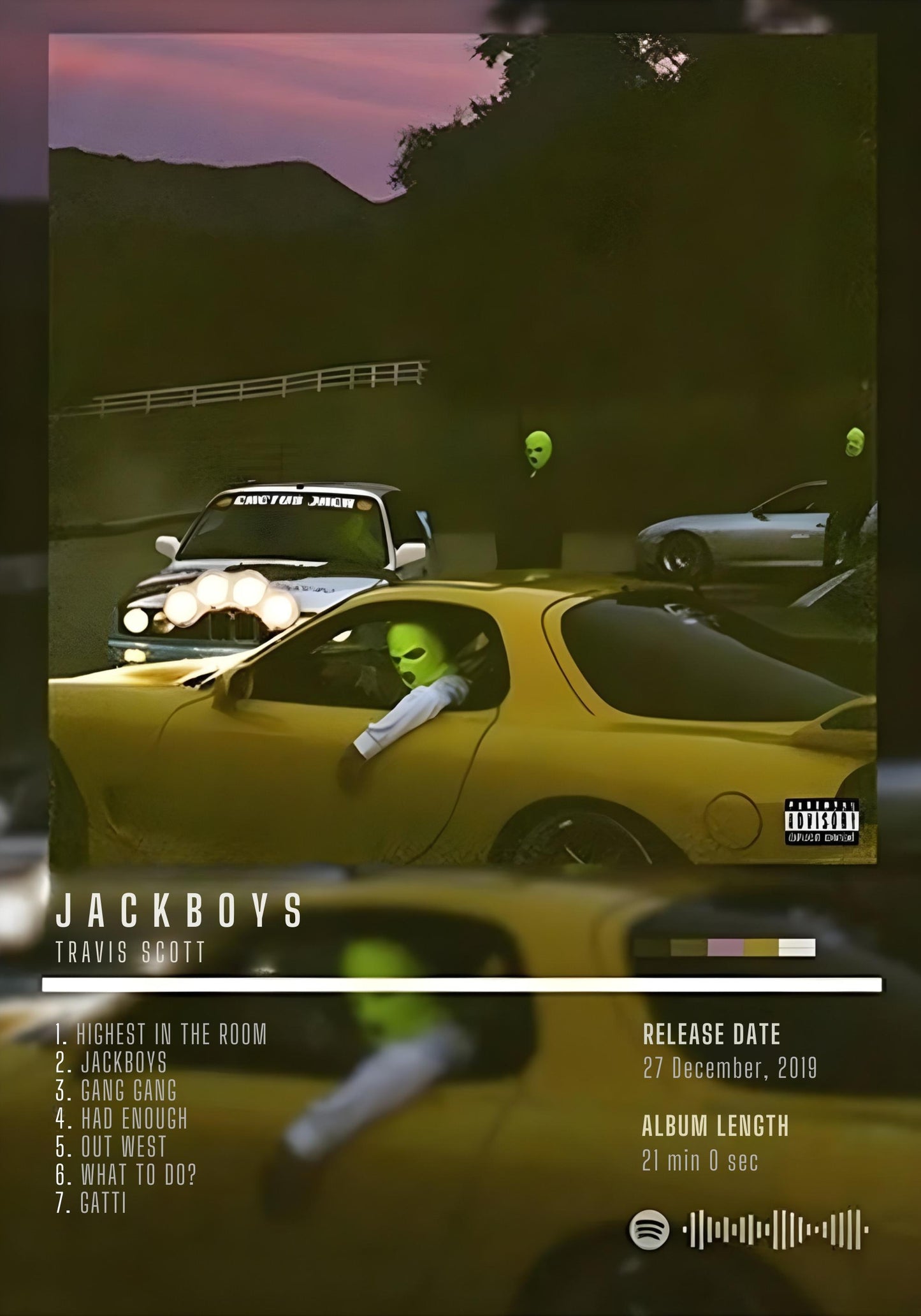 Travis Scott JACKBOYS | Iconic Hip Hop Album Art