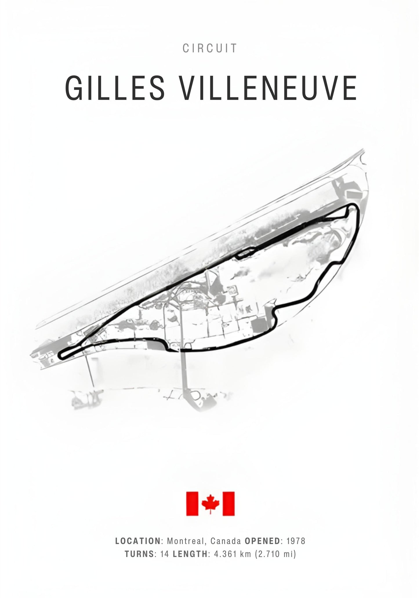 Gilles Villeneuve | F1 Track Layout