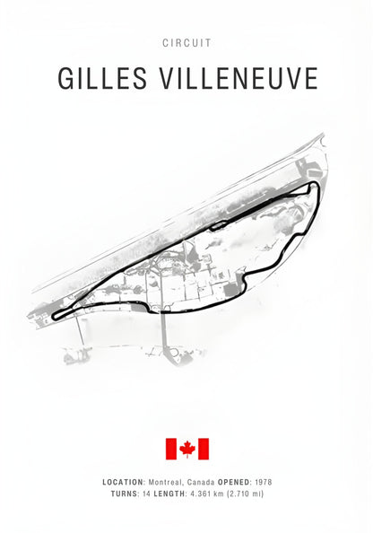 Gilles Villeneuve | F1 Track Layout