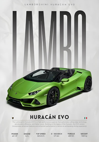 Lamborghini Veneno Huracan STO Countach | Hyper Car Canvas