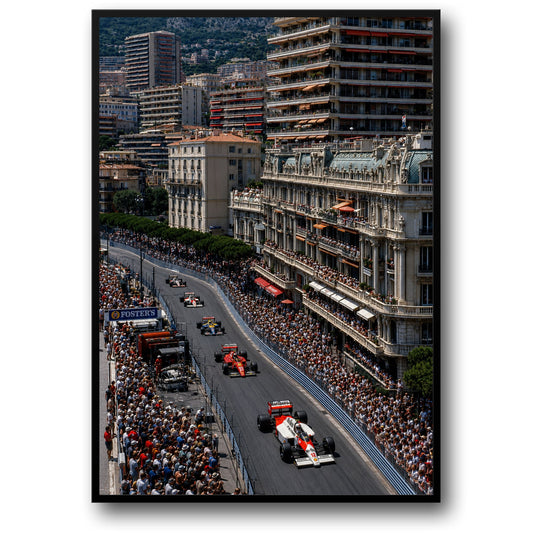 Monaco Grand Prix Racing | Vintage Formula One | Iconic Motorsport Decor