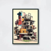 STACKED MODERNIST APARTMENTS
