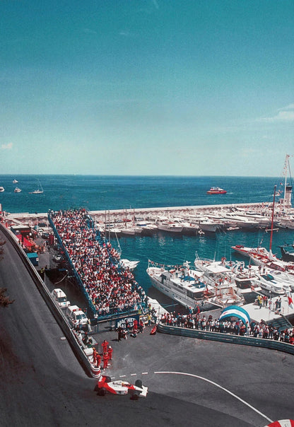 Monaco Grand Prix Poster | Vintage F1 Racing Art | Streets of Monaco | Classic Formula 1 Decor