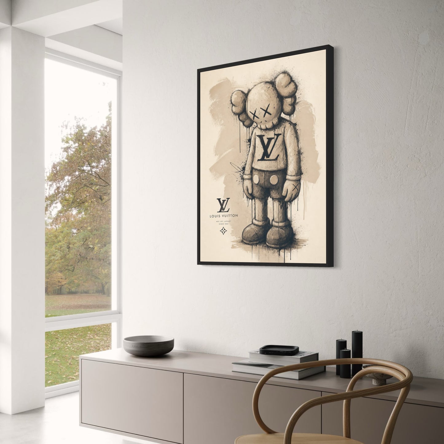 Luxury Art Figure | Fashion Brand Design Poster | Wall Art Print | Modern Home Decor | Unique Luxury Poster Print
