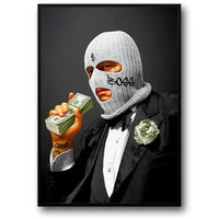 BALACLAVA IN TUXEDO: WEALTH & POWER