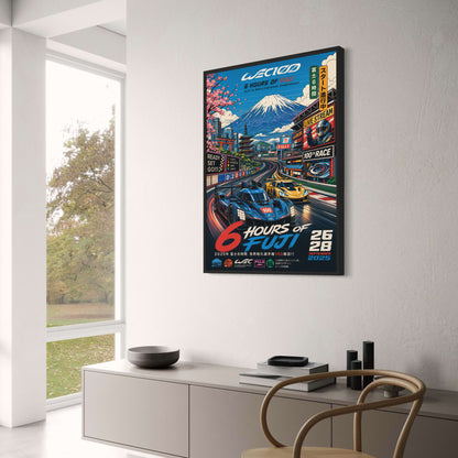 6 Hours of Fuji Race Poster | 2025 FIA World Endurance Championship Artwork | Motorsport Car Print | Fuji Circuit Decor
