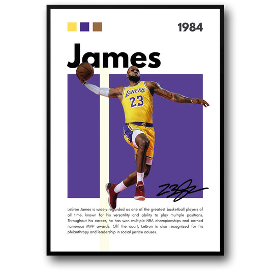 Lakers Icon Jersey 23 | Dynamic Art | Basketball Excellence