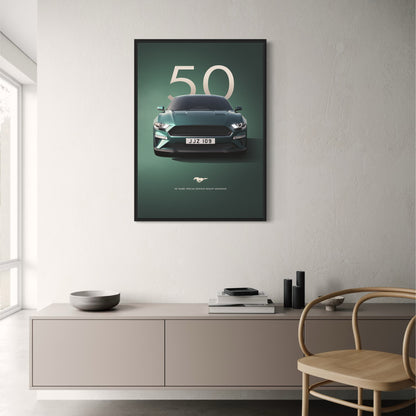 Bullitt Mustang | Classic Dark Green | Iconic Front View