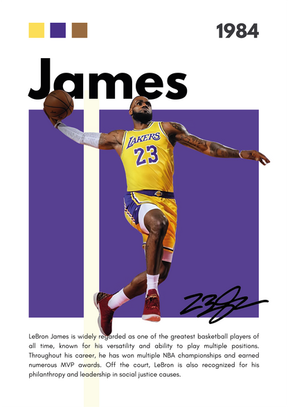 Lakers Icon Jersey 23 | Dynamic Art | Basketball Excellence