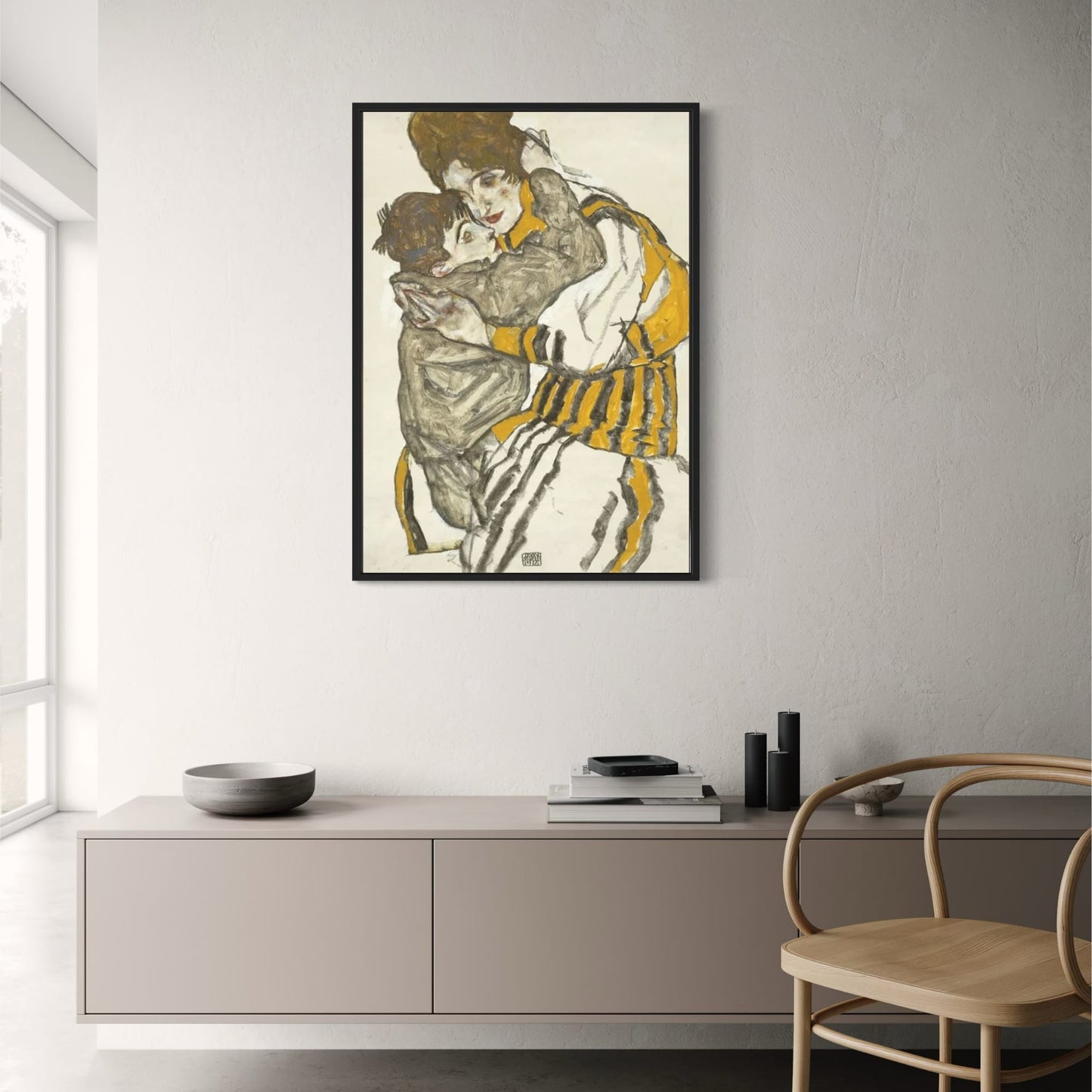 Egon Schiele | A Mother's Love | Art Nouveau Print