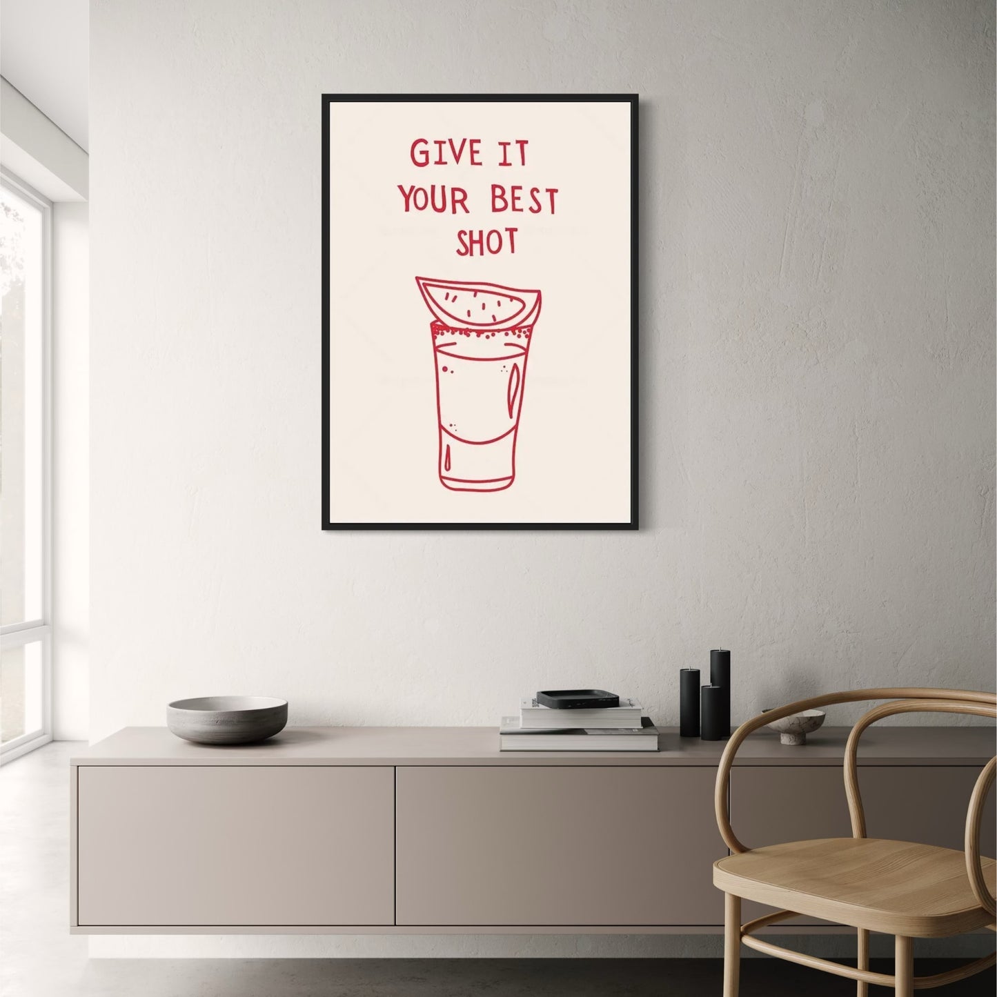 Give It Your Best Shot | Minimalist Black & White Inspiration