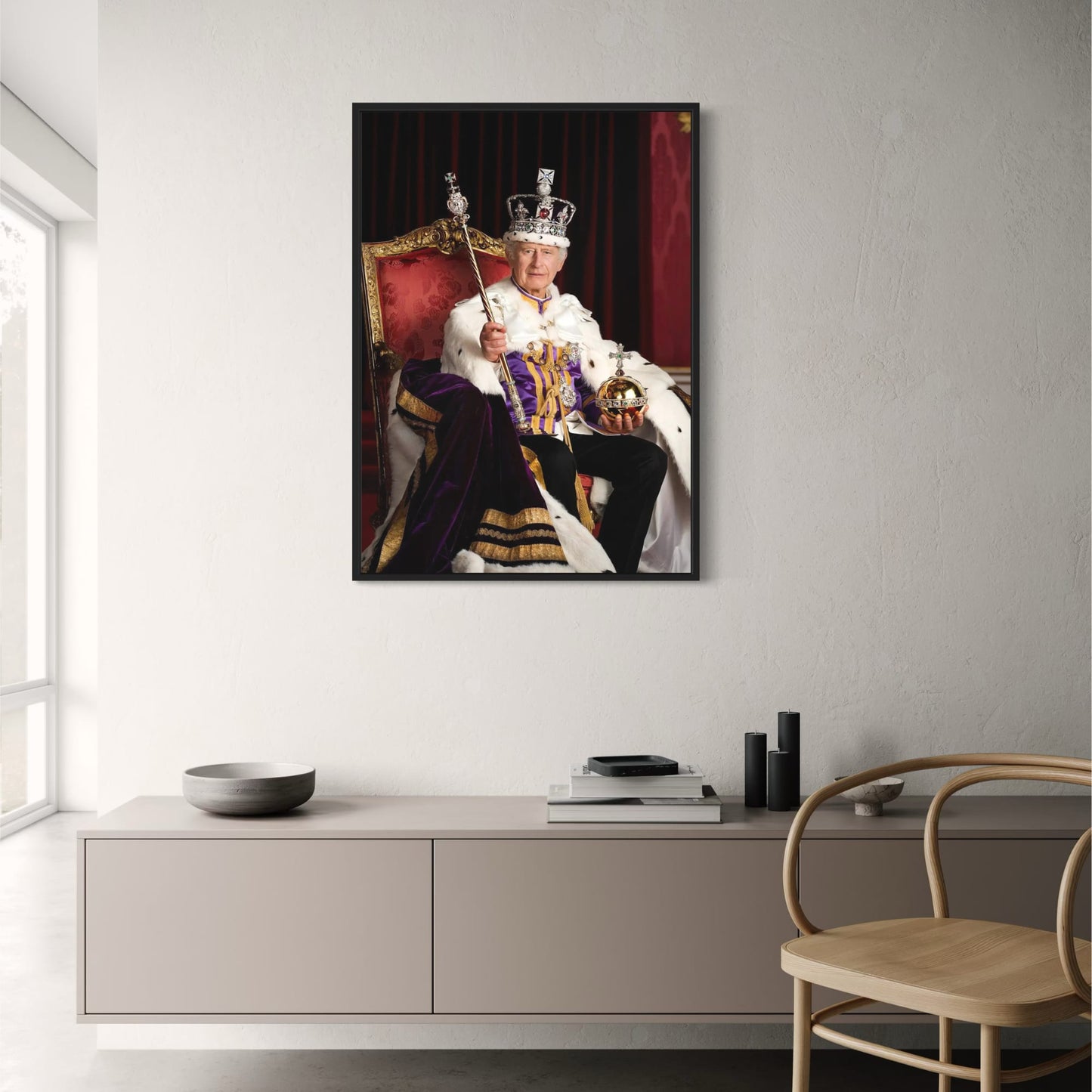 King Charles III Coronation | Authentic Portrait