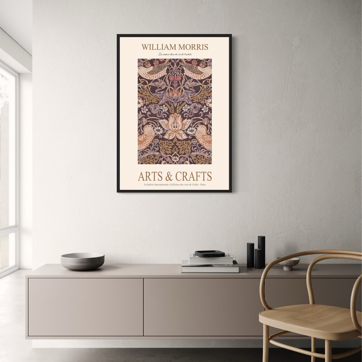 William Morris Strawberry Thief | Vintage Botanical Pattern