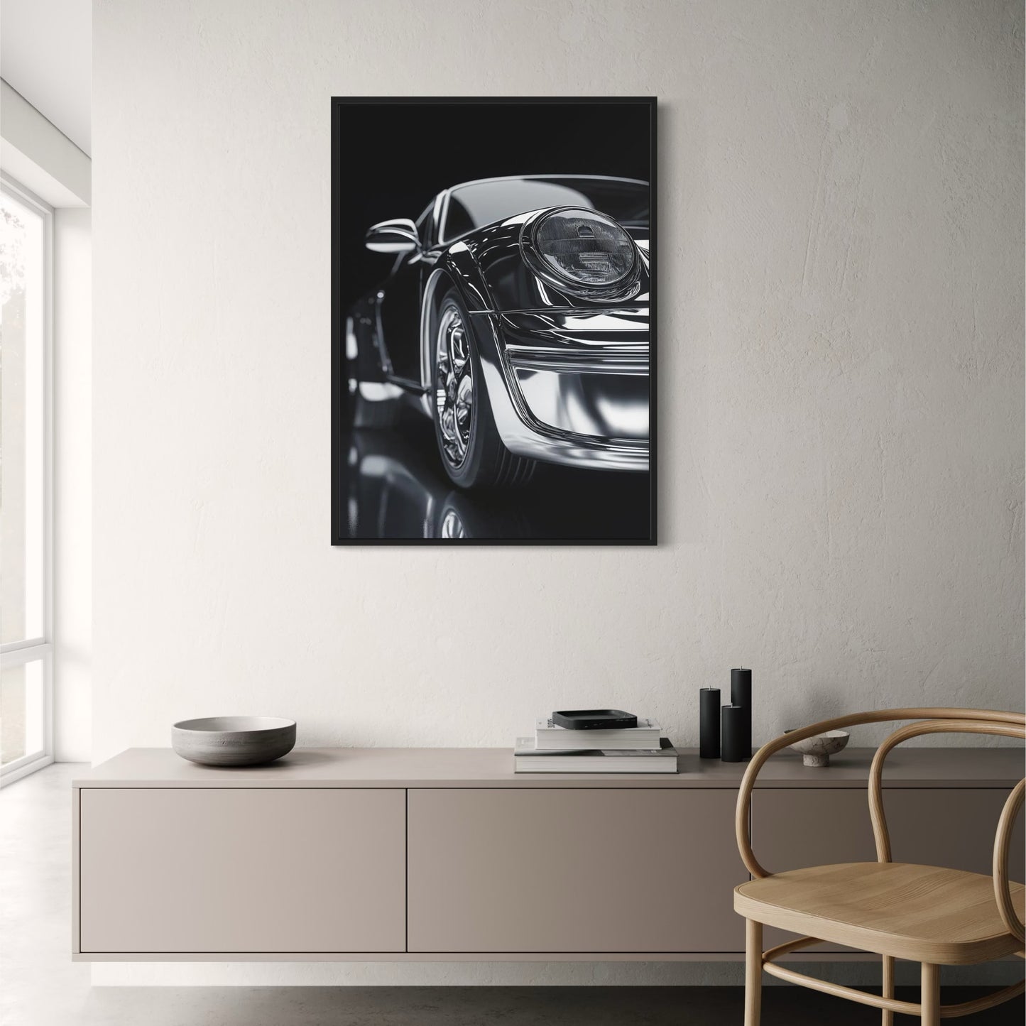 Black Sports Car | Futuristic Design