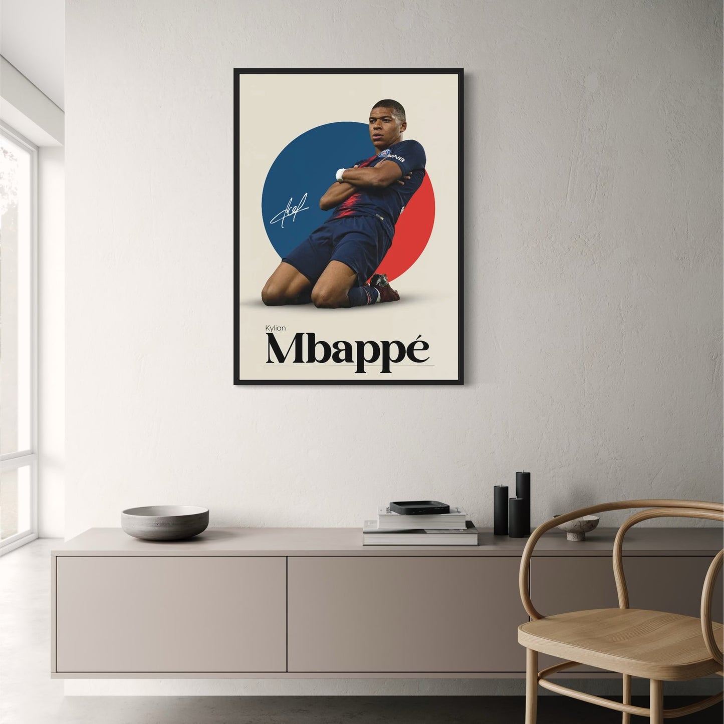 Kylian Mbappe #6 | Celebration |Sport Poster | The Speed, Skill, and Spirit of a Football Legend