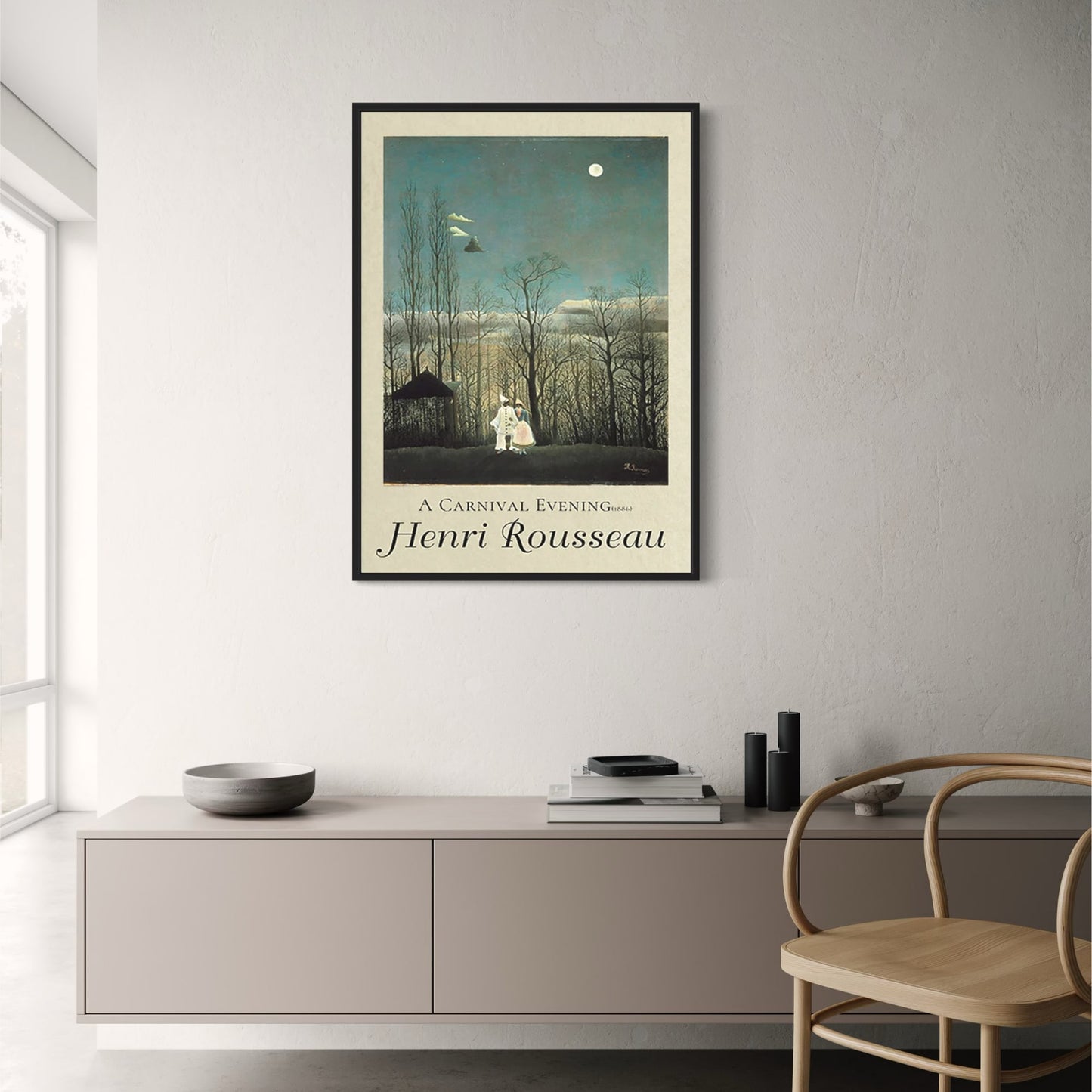 Henri Rousseau | Carnival Evening Poster | Surreal Landscape Art | Wall Decor | Home Decoration