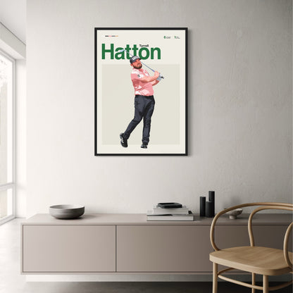 Tyrrell Hatton | Golf Legends Artwork