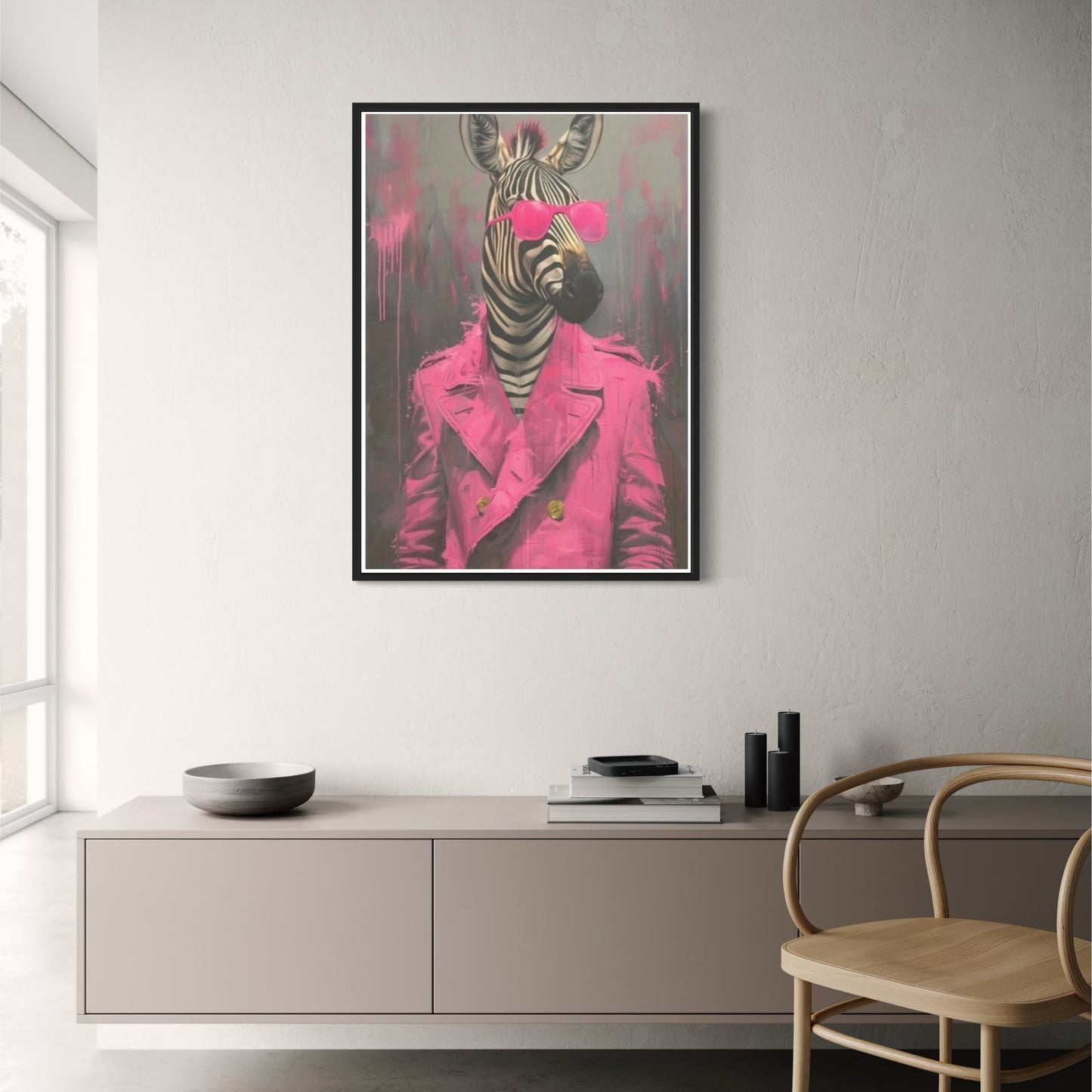 Royal Punk Animals | Quirky Zebra Sunglasses Art