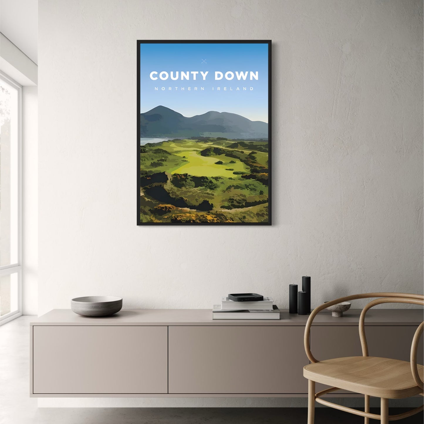 County Down Golf Course | Northern Ireland Scenic Art
