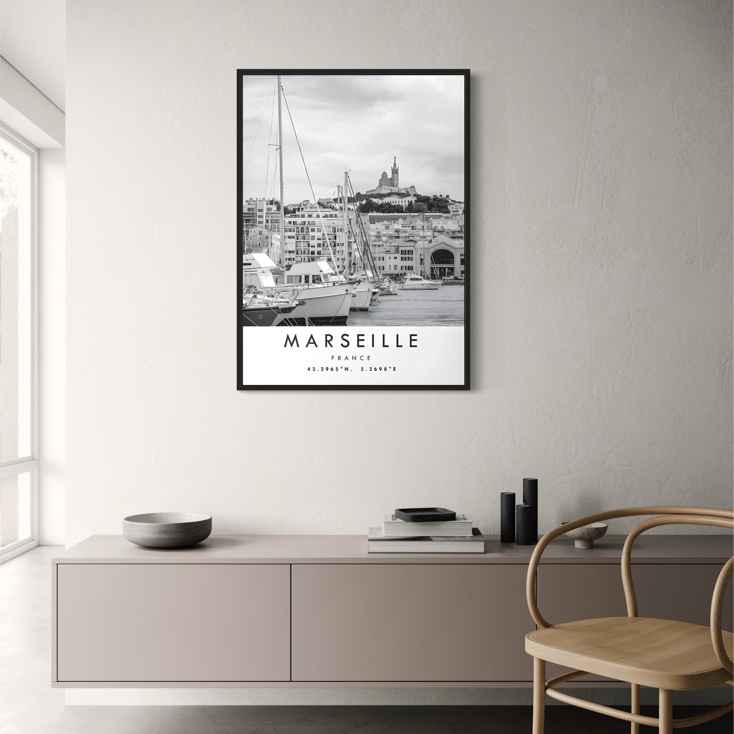 Old Port of Marseille | Historic France Art