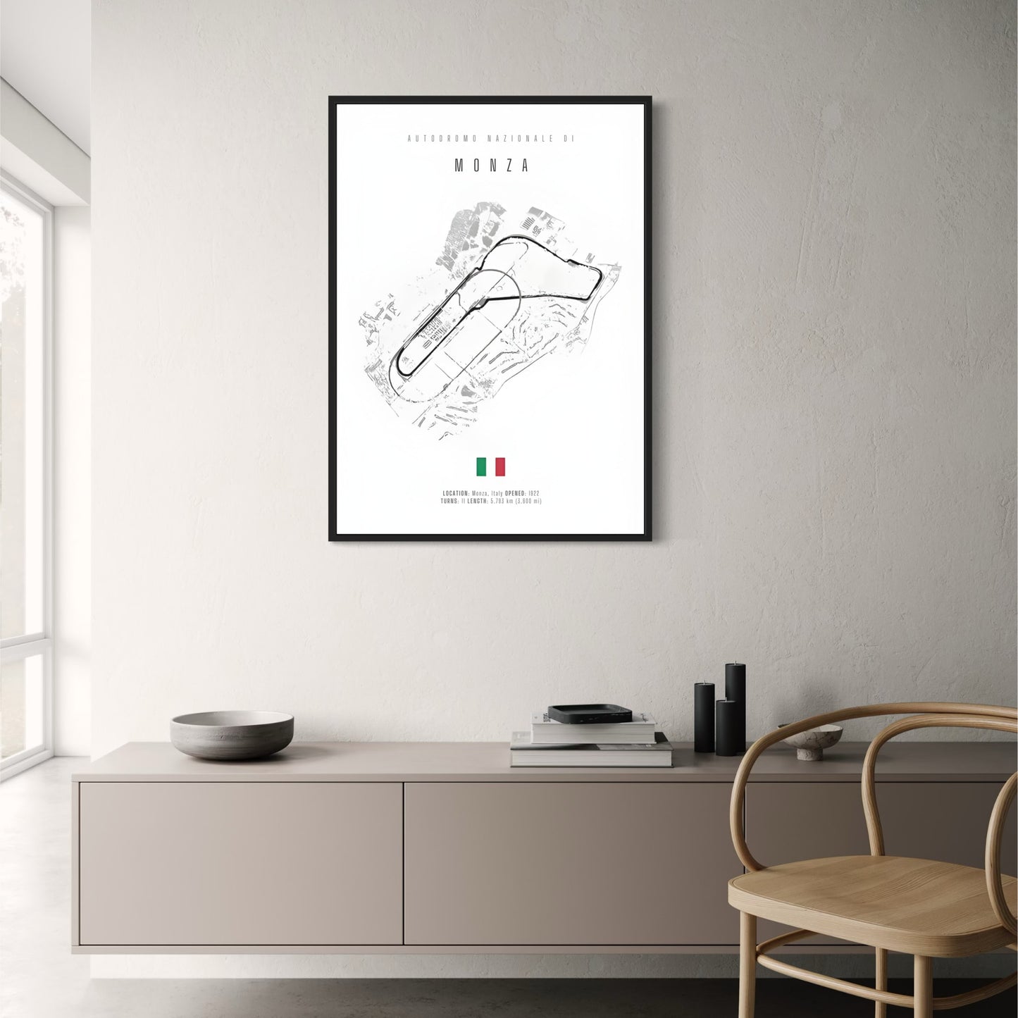 Monza F1 Track Layout | Racing Art