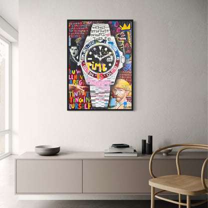 Rolex Pepsi | Modern Graffiti Art | Bold & Vibrant