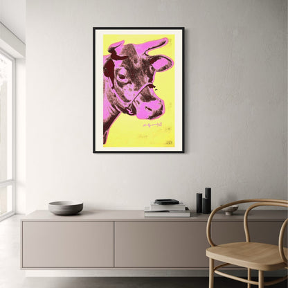 Andy Warhol | The Pink Bull | Vibrant Pop Art