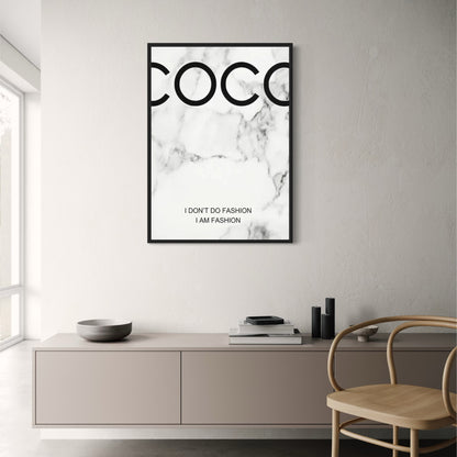 Coco Chanel Quote | Marble Design