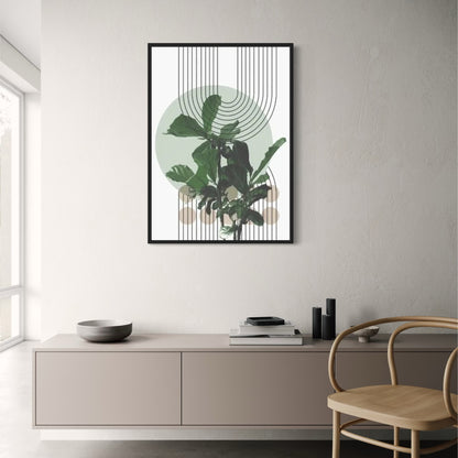 Modern Botanical Harmony | Linear Nature Design