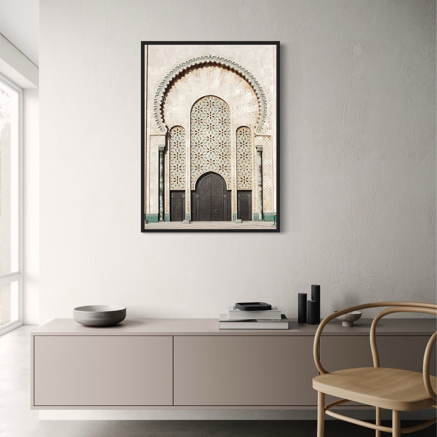 Majestic Mosque Portal | Islamic Architecture Art