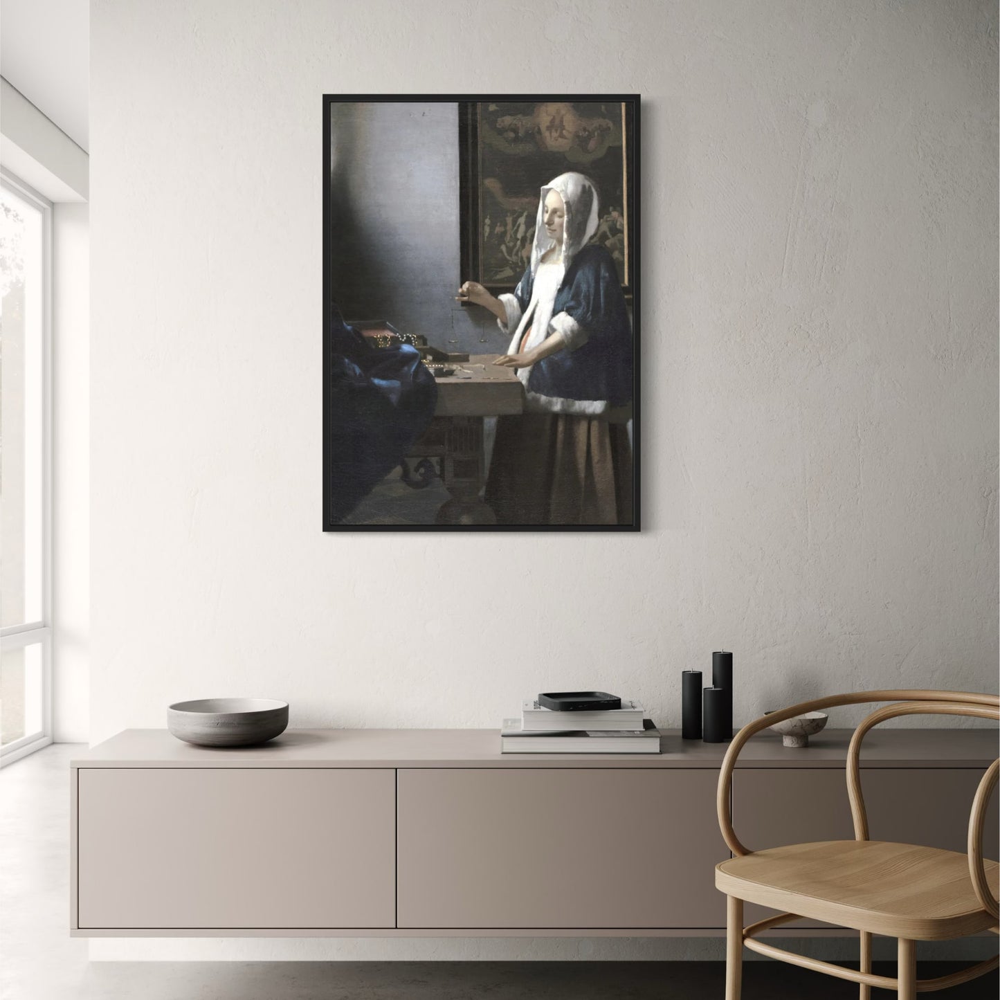Vermeer's Woman Holding a Balance | Classic Art