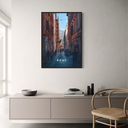 Busy Street Scene | Rome | Italy | Experience Daily Roman Life | Bustling Urban Energy | Vibrant Rome Posters